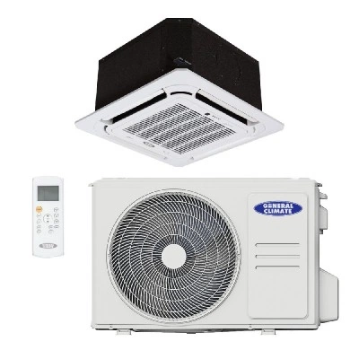 Кондиционер GENERAL CLIMATE GC-4C18HRN2(c) / GU-U18H2 / Панель T-MBQ4-03E компактная кассетная сплит-система комплект 1400120NPV4RQ9 Кондиционер GENERAL CLIMATE GC-4C18HRN2(c) / GU-U18H2 / Панель T-MBQ4-03E компактная кассетная сплит-система комплект 1400120NPV4RQ9